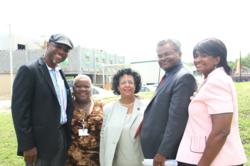 Left to right, Patrick A. Barnes (BFA/LVI), Barbara Lacen Keller (New Orleans Council-Woman Stacey Head’s office), Marcia St. Martin (Executive Director New Orleans Sewerage and Water Board), Mathy Stanislaus (Assistant Administrator EPA Office of Solid W